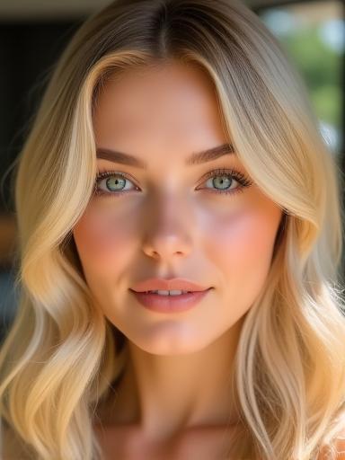 Blonde balayage style