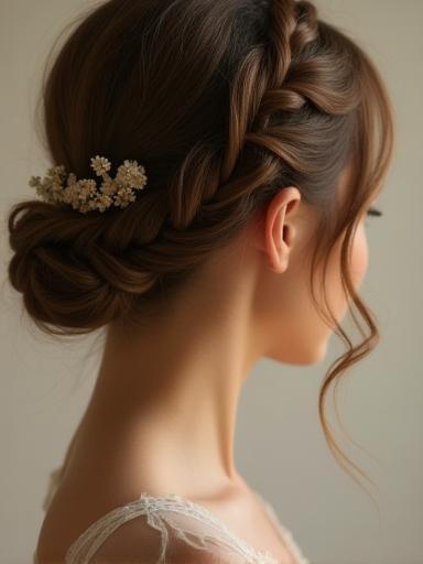 Bridal inspired plait