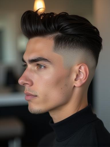 Men's modern fade cut